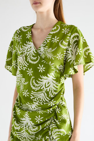 Robe midi - Vert