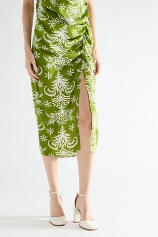 Robe midi - Vert