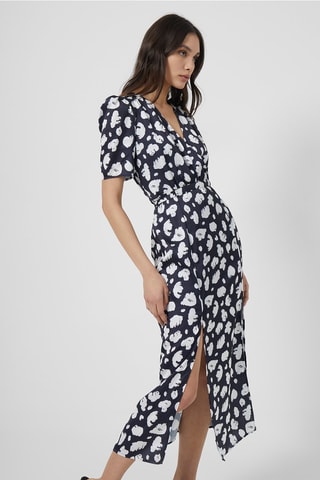 Robe midi Aimee - Bleu marine