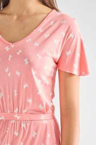 Rechte Jurk Snow - Roze