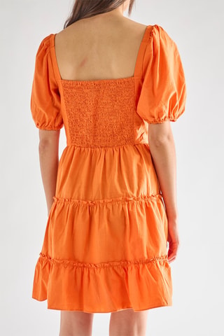 Robe volantée Alania - Orange