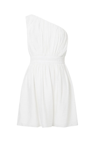 Asymmetrische jurk Faron - Wit