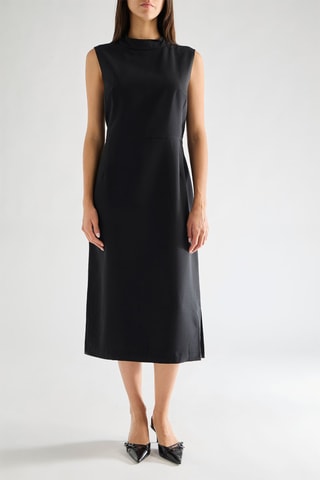 Robe midi Echo - Noir