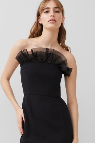 Strapless Jurk Echo - Zwart