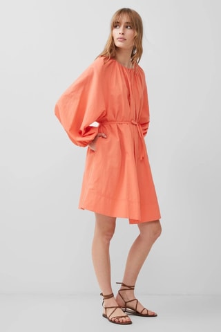 Trapeziumjurk Alora - Koraalrood