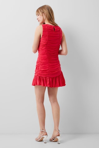 Rechte Jurk Althea - Rood