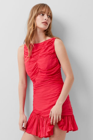 Rechte Jurk Althea - Rood