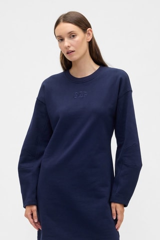 Robe sweat - Bleu marine