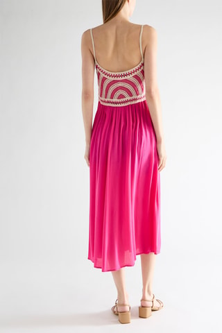 Mouwloze Jurk - Fuchsia