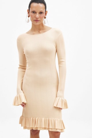 Trui-jurk - Beige