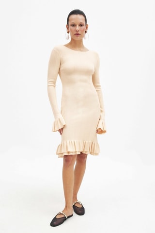 Trui-jurk - Beige