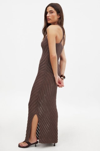 Robe longue - Marron