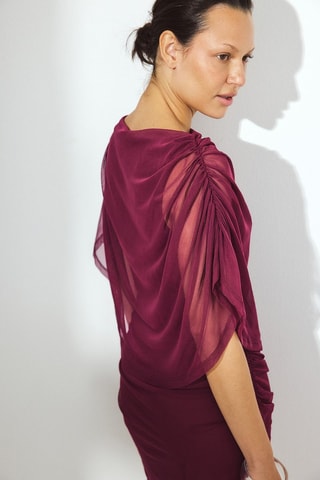 Robe droite - Bordeaux