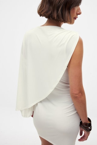 Robe fourreau - Blanc