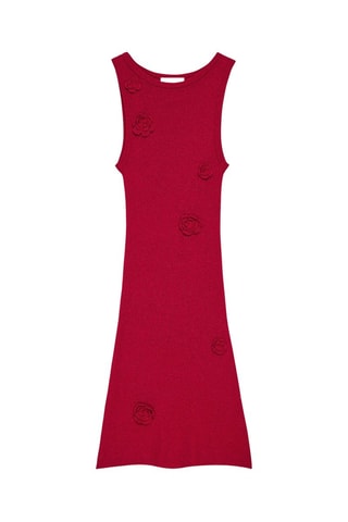 Robe fourreau - Rouge