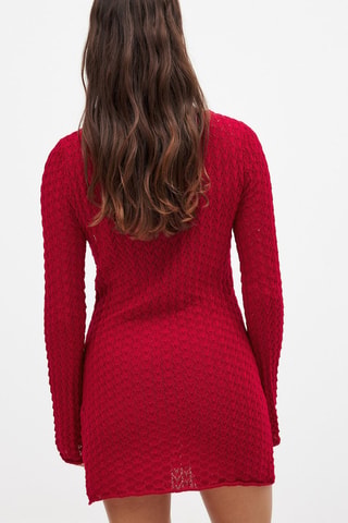 Trui-jurk - Rood