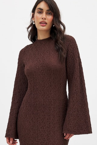 Robe longue - Marron