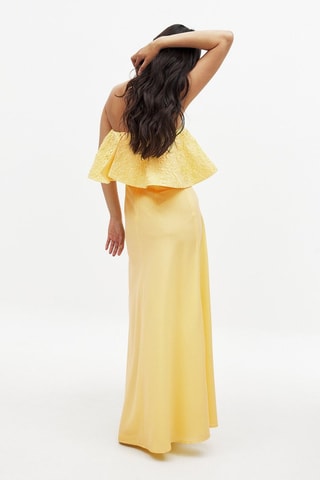 Robe bustier - Jaune
