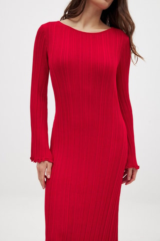 Robe longue - Rouge