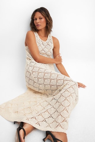 Robe longue - Ecru