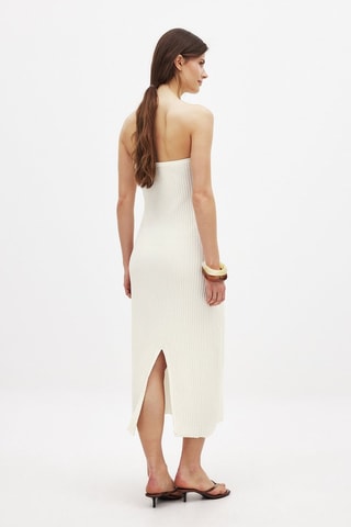Robe bustier - Blanc cassé
