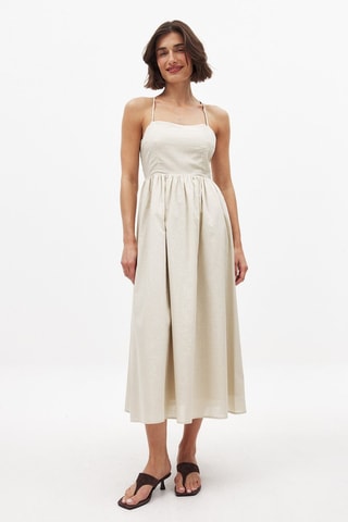 Midi-jurk - Beige