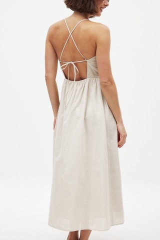 Midi-jurk - Beige