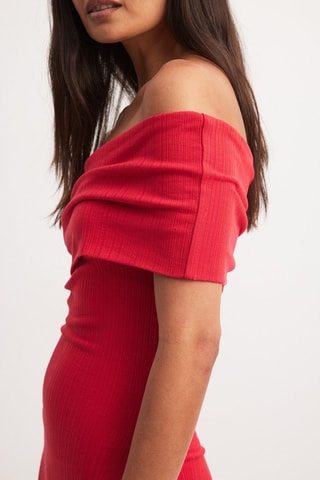 Robe fourreau - Rouge