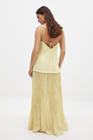 Robe longue - Jaune pâle