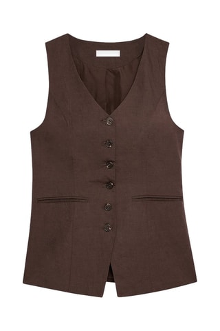 Gilet - Bruin