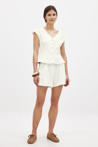 Gilet - Wit