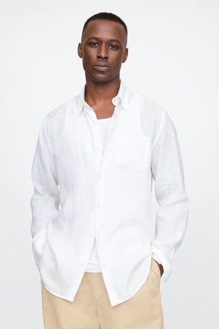 Chemise en lin - Blanc