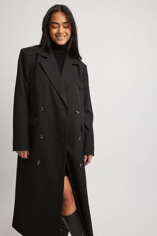 Trenchcoat Regular - Zwart