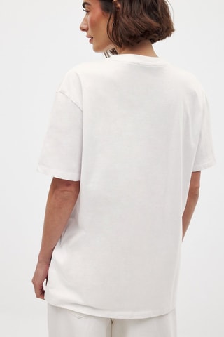 T-shirt oversize - Blanc