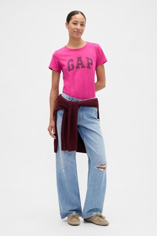 T-shirt straight - Fuchsia
