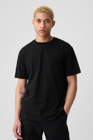 T-shirt relaxed - Noir