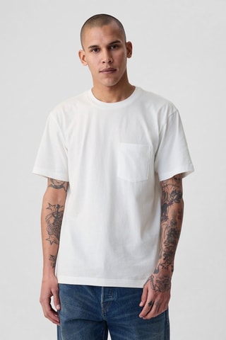 T-shirt relaxed - Blanc