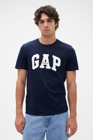 T-shirt straight - Bleu marine