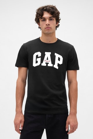 T-shirt straight - Noir