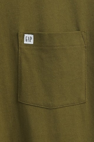 T-shirt straight en coton biologique - Vert olive