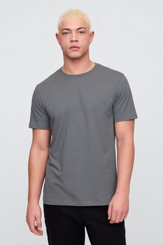 T-shirt straight - Gris