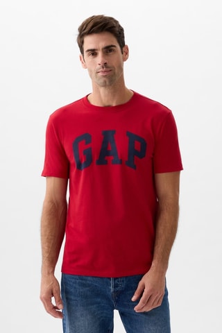 T-shirt straight - Rouge