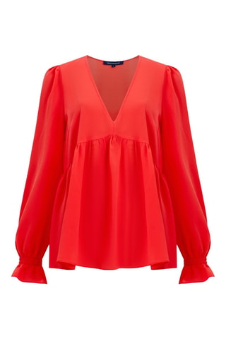 Blouse Crepe - Rouge