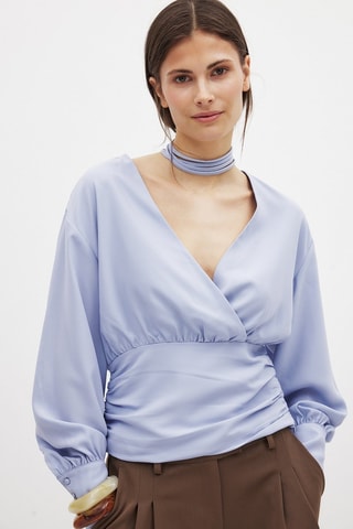 Blouse - Bleu clair