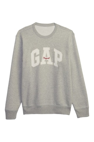 Sweat polaire - Gris clair chiné