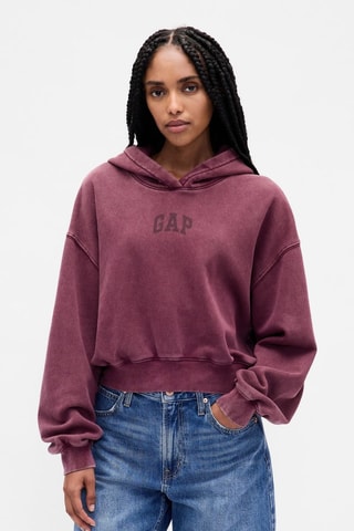 Sweater met Capuchon - Bordeauxrood