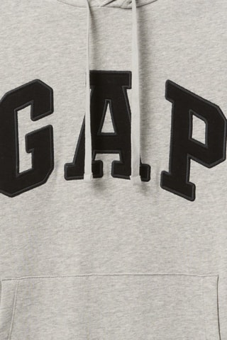Sweat à capuche - Gris clair chiné