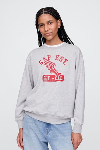 Sweater - Gemêleerd Lichtgrijs