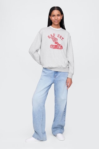 Sweater - Gemêleerd Lichtgrijs