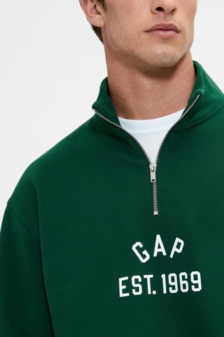 Sweat oversize polaire - Vert émeraude